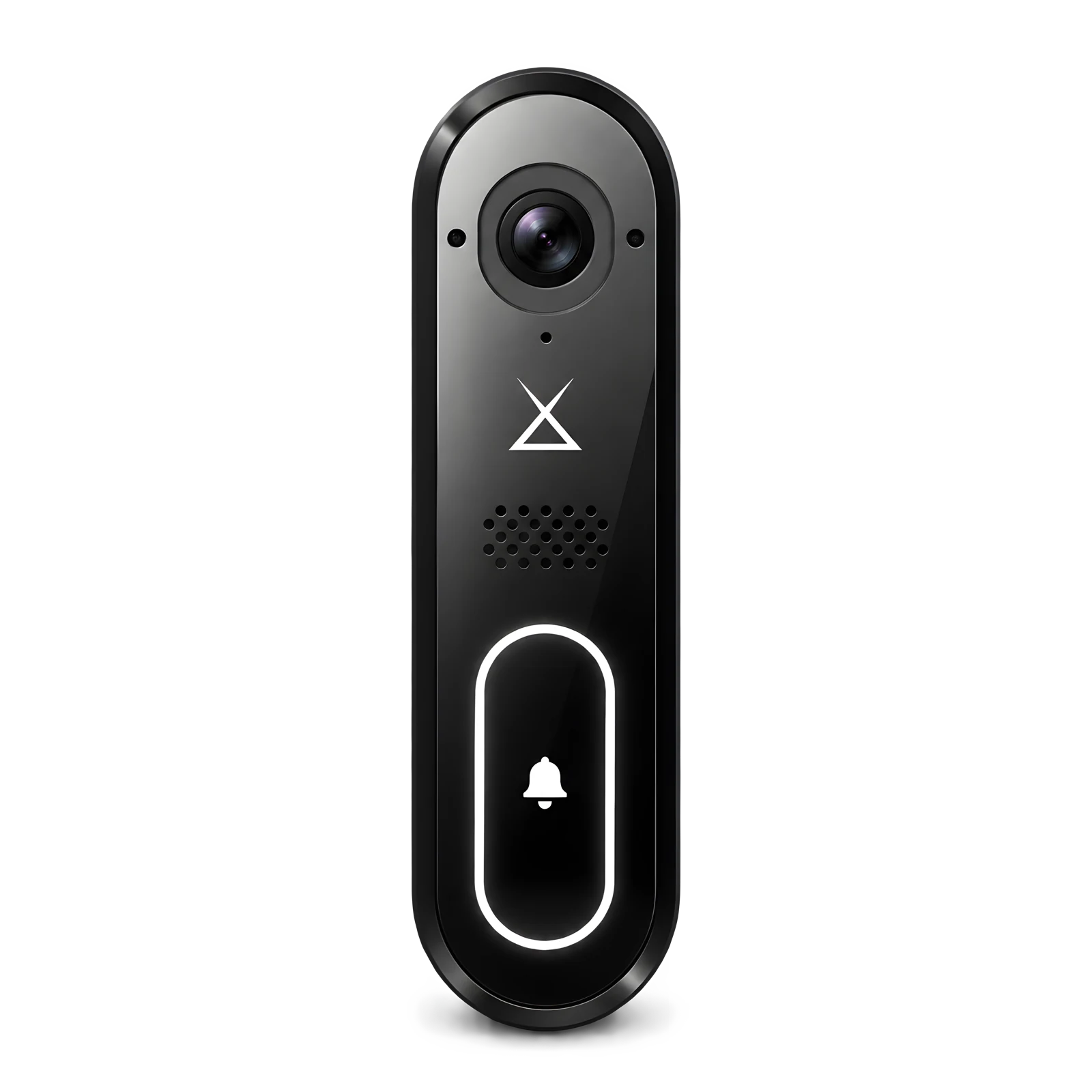 Slim black Delta video doorbell