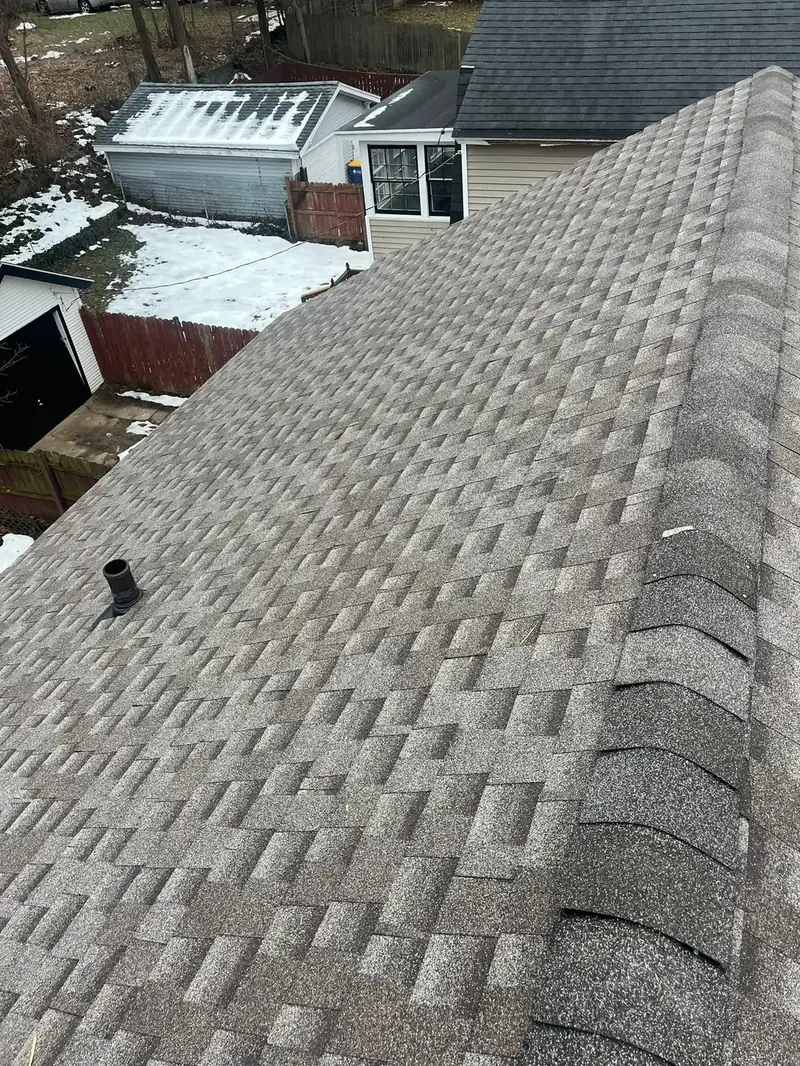 Finished GAF architectural shingle roof installed by Delta crews, Grand Rapids, MI