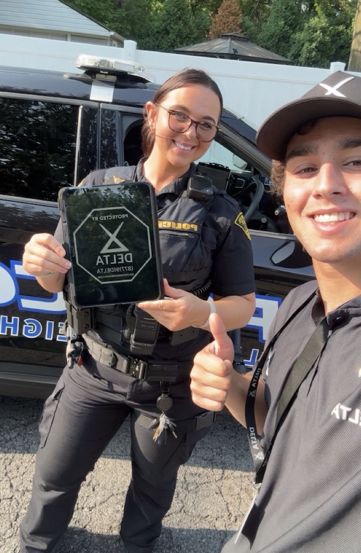 A local officer with the Delta Power Group team