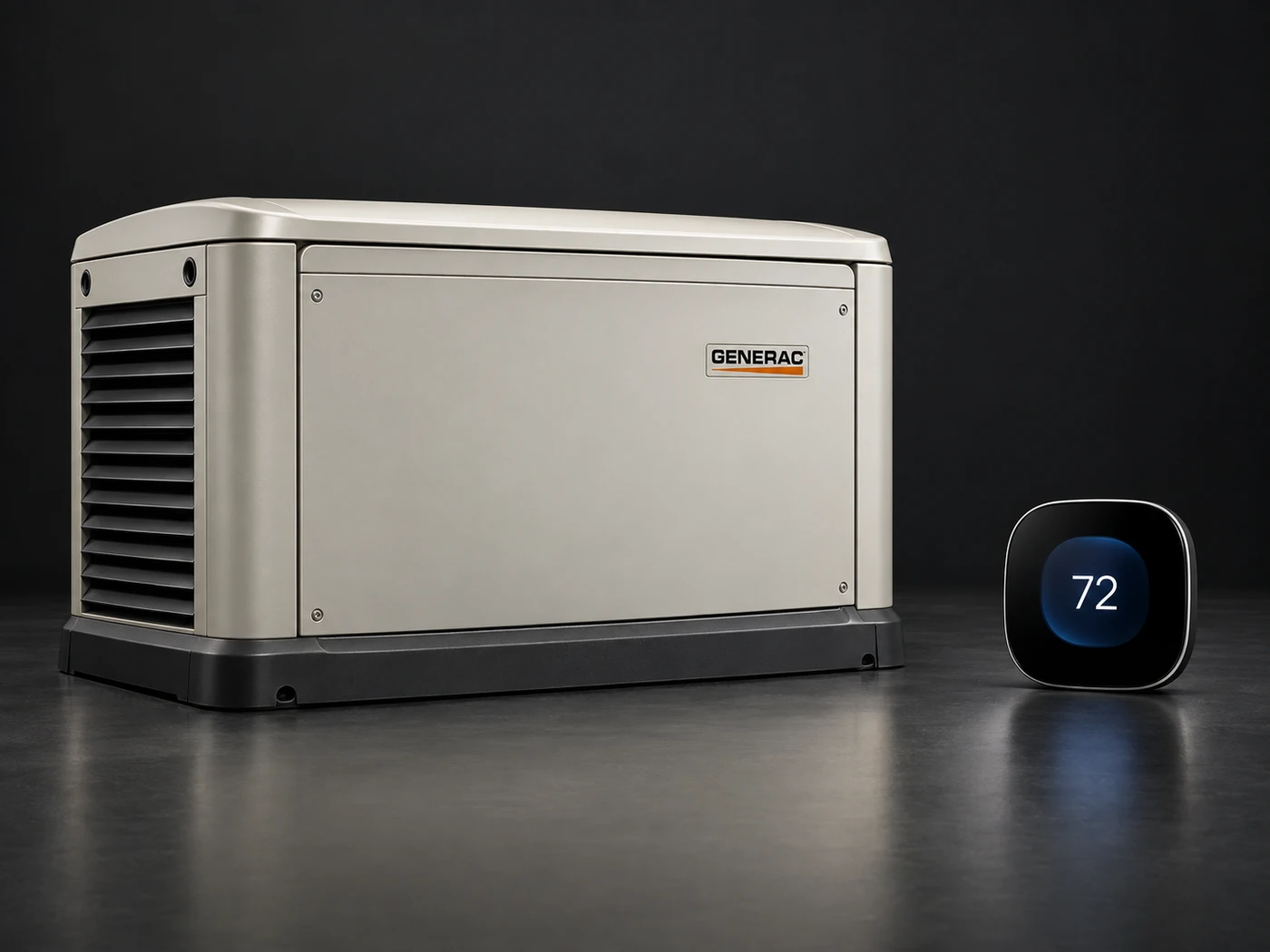 Generac Guardian generators, PWRcell cabinets, ecobee thermostat and EV charger